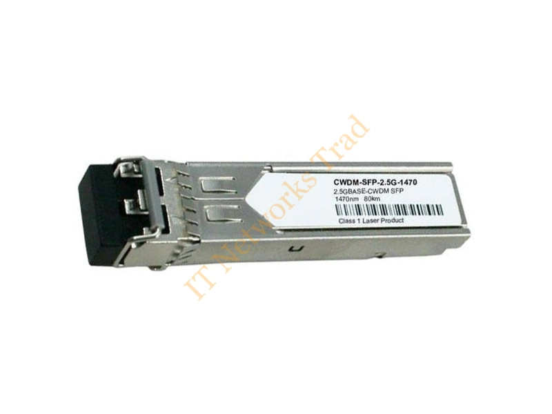 CWDM-SFP-2.5G-1570= Cisco 2.5Gb/s 2.5GBase-CWDM Single-Mode Fiber 80km 1570nm Duplex LC Connector SFP Transceiver Module