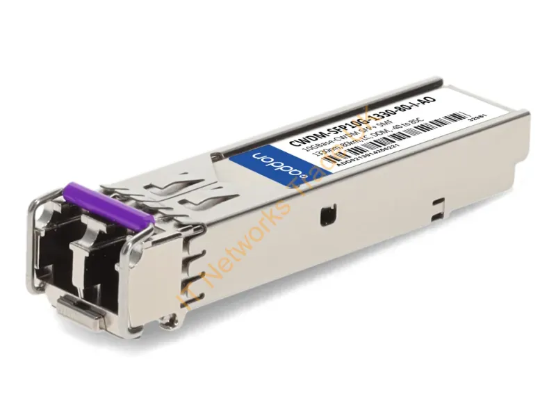 CWDM-SFP10G-1330-80- - Addon Networks Cwdm-Sfp10G-1330-80-I-Ao Network Transceiver Module Fiber Optic 10000 Mbit/S Sfp+ 1330 Nm