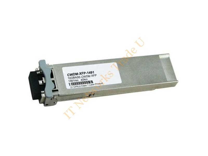 CWDM-XFP-1491 Cisco 10Gb/s 10GBase-CWDM Single-Mode Fiber 40km 1491nm Duplex LC Connector XFP Transceiver Module