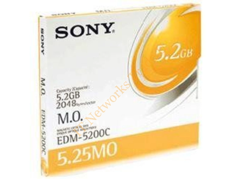 CWO5200 Sony CWO5200 Magneto Optical Media 5.20 GB 5.25 8x DVD Media