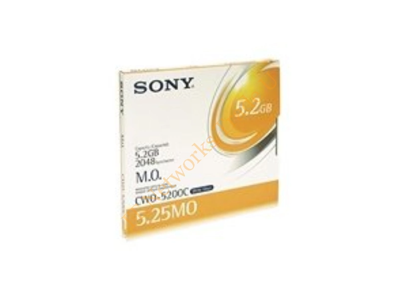 CWO5200C Sony 5.25 WORM 5.2GB Magneto Optical Media