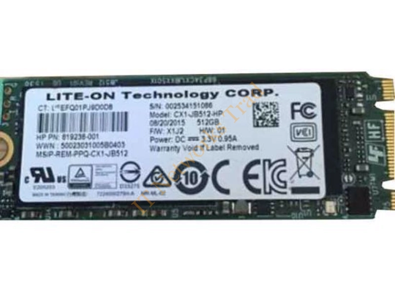 CX1-JB512 Lite On CX1 Series 512GB Multi-Level Cell (MLC) PCI Express 2.0 x4 High performance M.2 2260 Solid State Drive SSD Storage