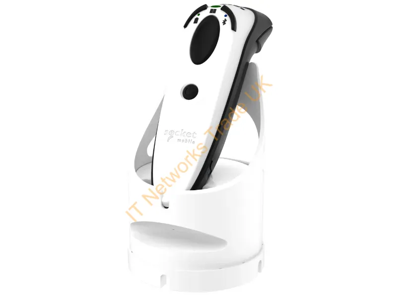 CX4683-3966 - Socket Mobile Mobile, Durascan D764, Specialty Dpm Barcode Reader, White  & White Charging Dock