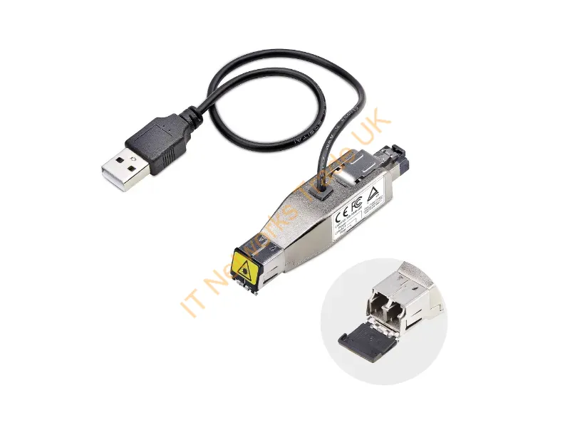 D01ML55U-FIBER-MEDIA - Startech.Com D01Ml55U-Fiber-Media Network Media Converter 1000 Mbit/S 1310 Nm Multi-Mode, Single-Mode Black, Silver