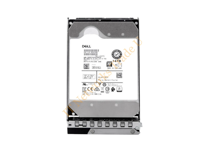 D0C4H Dell 14TB SAS 12Gb/s 4kn 3.5-inch Server Hard Drive Internal HDD