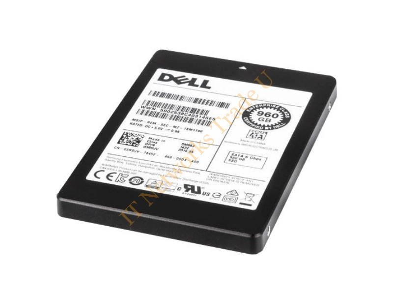 D0KV3 Dell 960GB SATA 6Gb/s Read Intensive 2.5-inch Solid State Drive SSD Accessory