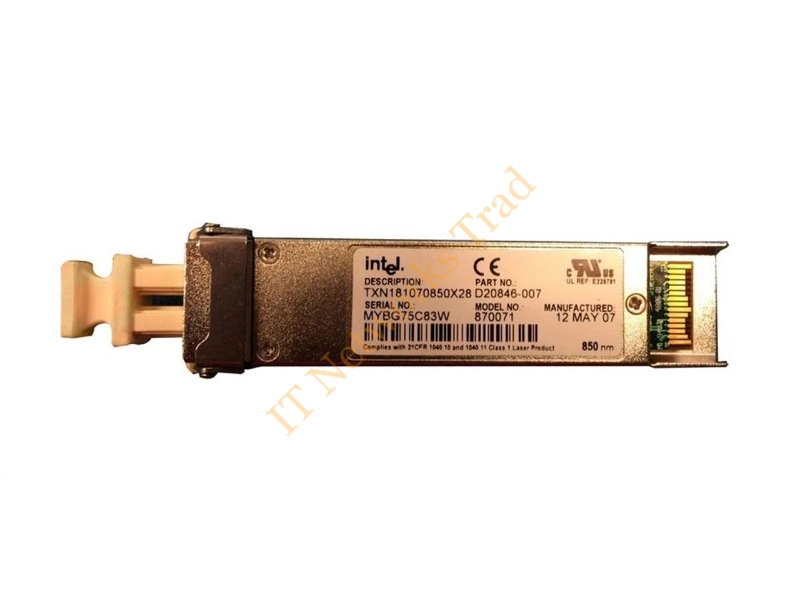 D20846-007 Intel 10Gb/s 10GBase-SR Short Wave XFP Transceiver Module