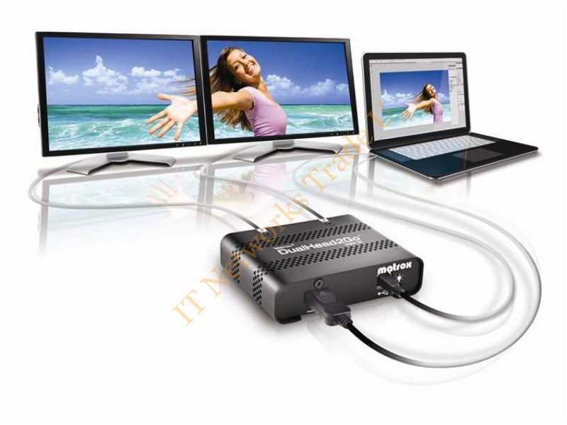 D2G-DP2D-IF - Matrox DualHead2Go Digital SE DisplayPort/DVI Monitor Accessory
