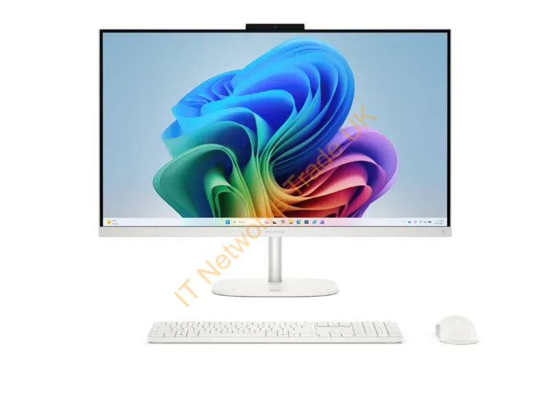 D33X9EA#ABU - HP OmniStudio All-in-One Desktop Next Gen AI 27-cy0002na PC Copilot+ PC Intel Core Ultra 7 68.6 cm (27") 2560 x 1440 pixels 16 GB DDR5-SDRAM 1 TB SSD Windows 11 Home Wi-Fi 7 (802.11be) White