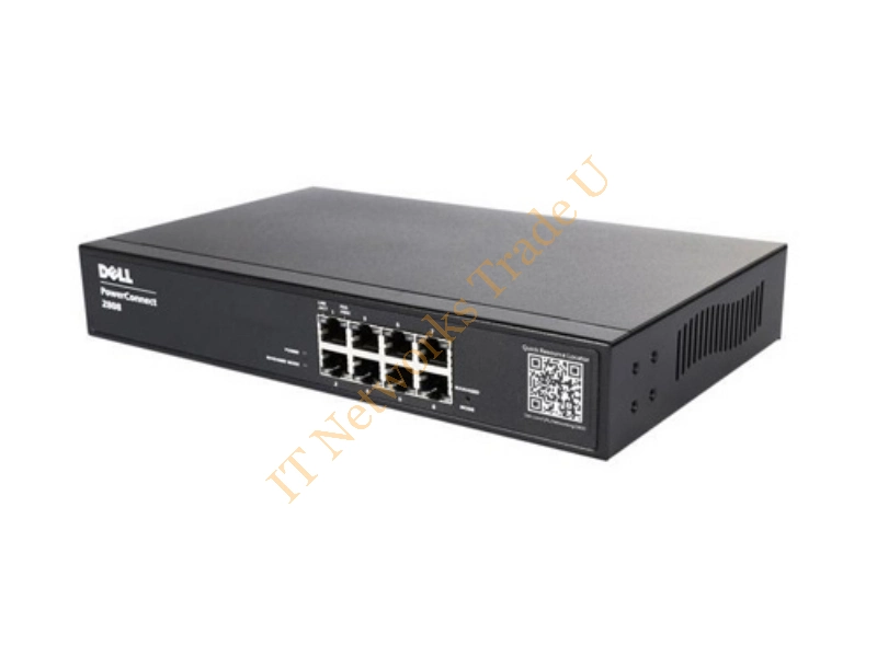 D535K Dell PowerConnect 2808 8-Ports X 10/100/1000 Base-T Managed Network Switch