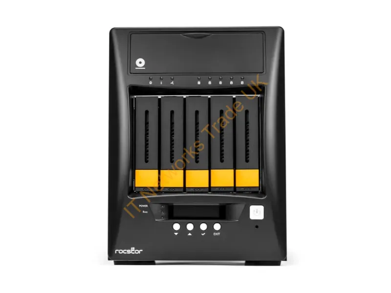D71101-01 - Rocstor D71101-01 Nas/Storage Server Desktop Ethernet Lan Black I3-7100