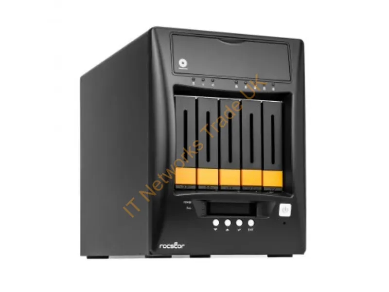 D75101-01 - Rocstor Enteroc N57 Nas Desktop Ethernet Lan Black I7-7700