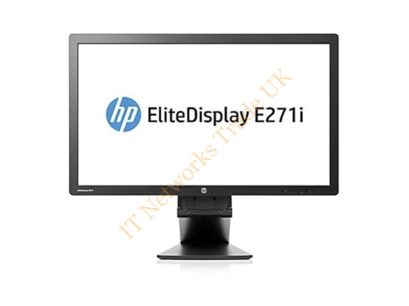 D7Z72AA HP EliteDisplay E271i Black 27-inch 7ms 1920 X 1080 250 CD/M2 VGA DVI LCD Monitor