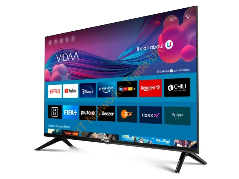 D800218 - Dyon Smart 43 VX 109.2 cm (43") HD Smart TV Wi-Fi Black 250 cd/m�