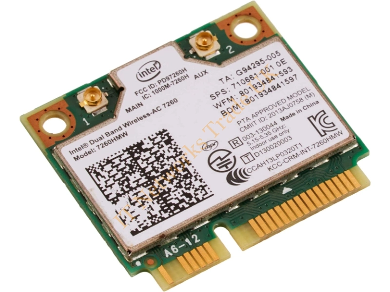 D8U10AV Intel Dual-Band Wireless AC 7260 802.11 ac 2x2 WiFi / Bluetooth 4.0 Card Wireless LAN Card