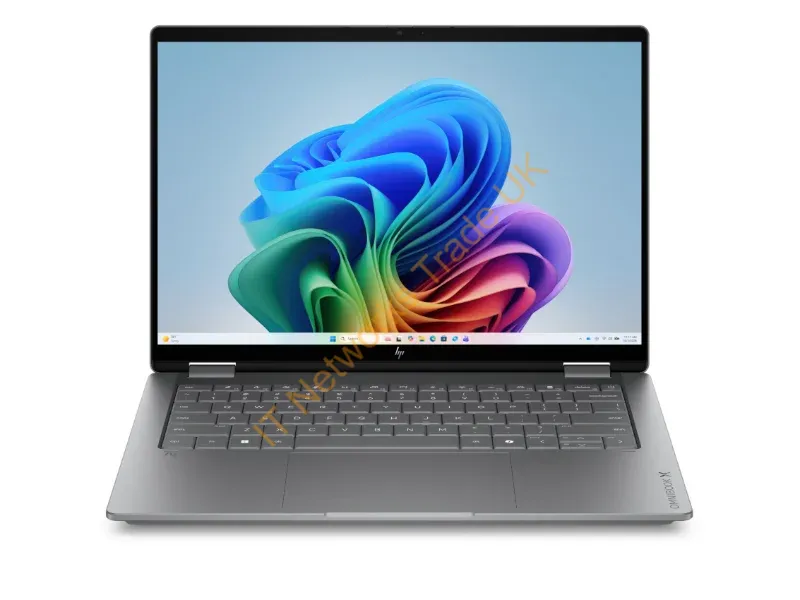 D8XC3EA#ABU - HP OmniBook X Flip 2-in-1 Laptop Next Gen AI 14-kb0001nax Copilot+ PC Intel Core Ultra 5 325 35.6 cm (14") Touchscreen 2K 16 GB LPDDR5x-SDRAM 512 GB SSD Wi-Fi 7 (802.11be) Windows 11 Home Silver
