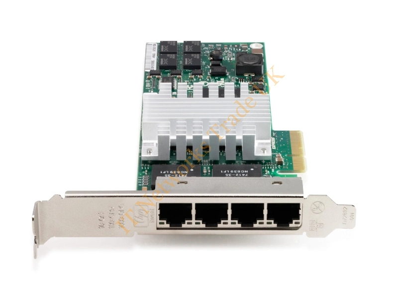 D98771 HP NC364T Quad-Port Gigabit PCI-Express Network Card