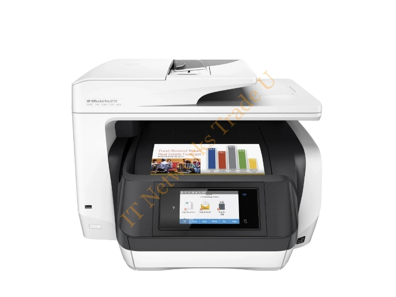 HP OfficeJet Pro 8720 1200 x 1200DPI Thermal Inkjet A4 24ppm Wi-Fi Multifunction Printers