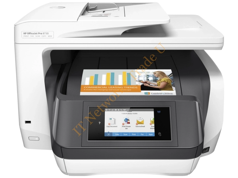 D9L20A#A80 - HP OfficeJet Pro 8730 2400 x 1200DPI Thermal Inkjet A4 24ppm Wi-Fi Multifunction Printers