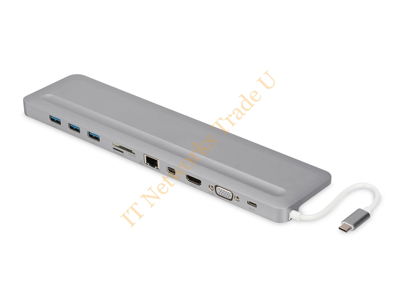 Digitus DA-70862 USB 3.1 (3.1 Gen 2) Type-C Grey notebook dock/port replicator Accessory