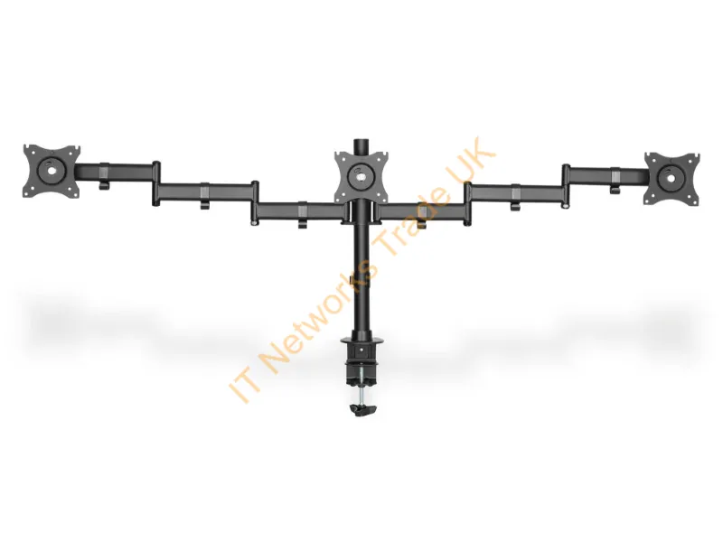 DA-90362 - Digitus Triple Monitorhalterung, 3x 27", 3x 8 kg