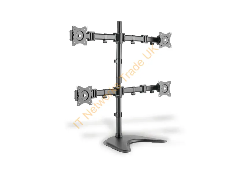 DA-90364 - Digitus DA-90364 27" Clamp/Bolt-through Black flat panel desk mount Monitor Accessory