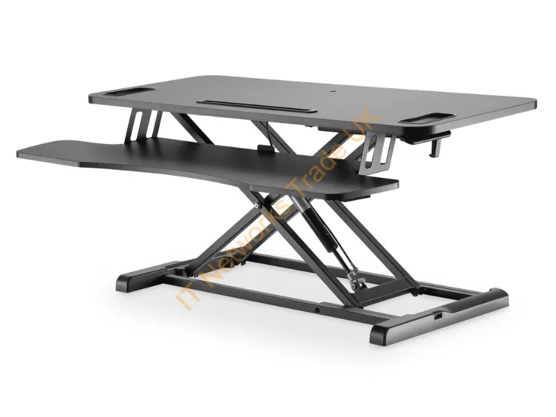 DA-90380-1 - Digitus DA-90380-1 Freestanding Black flat panel desk mount Monitor Accessory