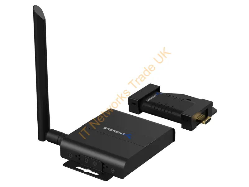 DA-HDWE - Sabrent Da-Hdwe Av Extender Av Transmitter & Receiver Black