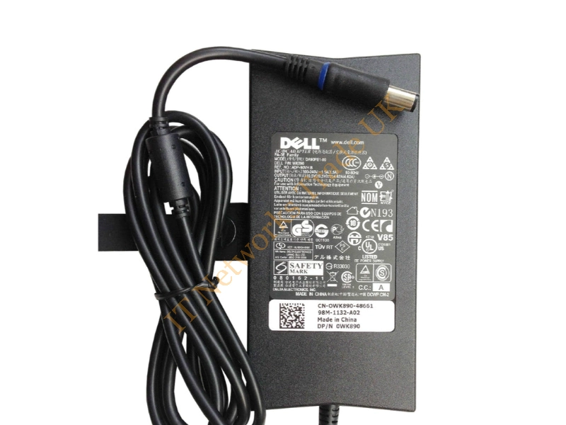DA90PE0-00 Dell 90W 19.5V 4.62A 5mm Tip PA-3E Slim AC Adapter Power Adapter