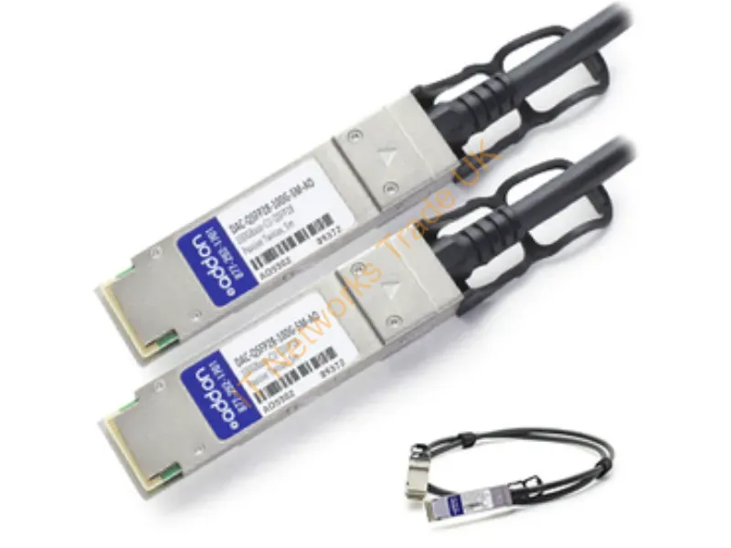 DAC-QSFP28-100G-5M-AO - Addon Networks Dac-Qsfp28-100G-5M-Ao Infiniband/Fibre Optic Cable 196.9" (5 M) Black