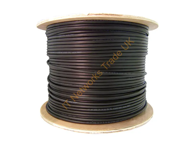 DB2404L5ESH - Weltron Db2404L5Esh Networking Cable Black 12000" (304.8 M) Cat5E F/Utp (Ftp)