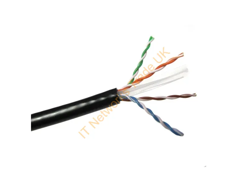 DB2404L6 - Weltron Db2404L6 Networking Cable Black 12007.9" (305 M) Cat6 U/Utp (Utp)