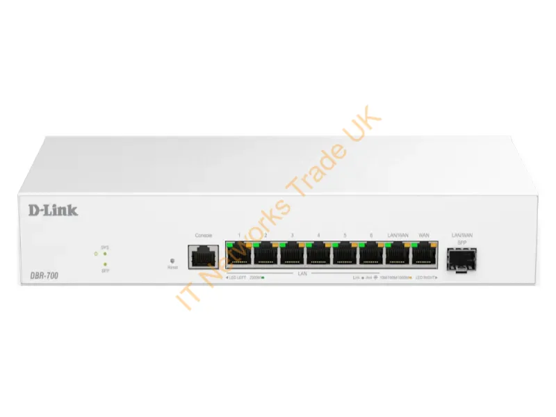 DBR-700 - D-Link Dbr-700 Wired Router 2.5 Gigabit Ethernet White