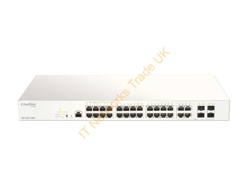 DBS-2000-28MP - D-Link Dbs-2000-28Mp Network Switch Managed L2 Gigabit Ethernet (10/100/1000) Gray