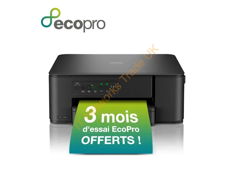 DCPJ1260WZU1 - Brother 3-in-1 Compact Wireless Inkjet Printer DCP-J1260W