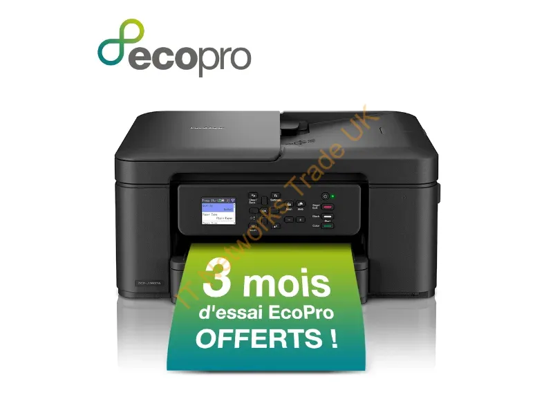 DCPJ1360DWZU1 - Brother 3-in-1 Compact Wireless Inkjet Printer DCP-J1360DW