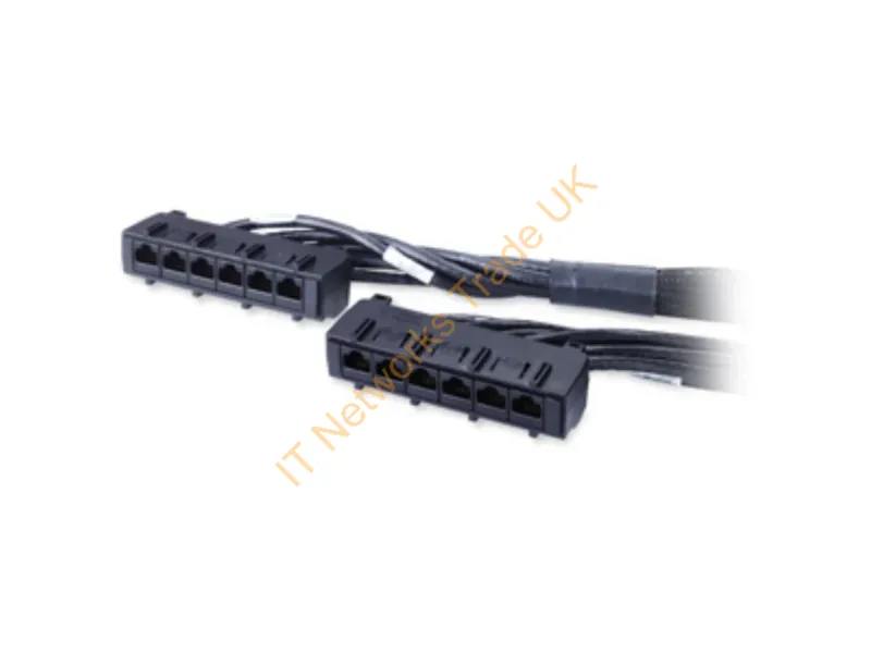 DDCC6-060 - Apc 60Ft Cat6 Utp, 6X Rj-45 - 6X Rj-45 Networking Cable Black 720.1" (18.3 M) U/Utp (Utp)