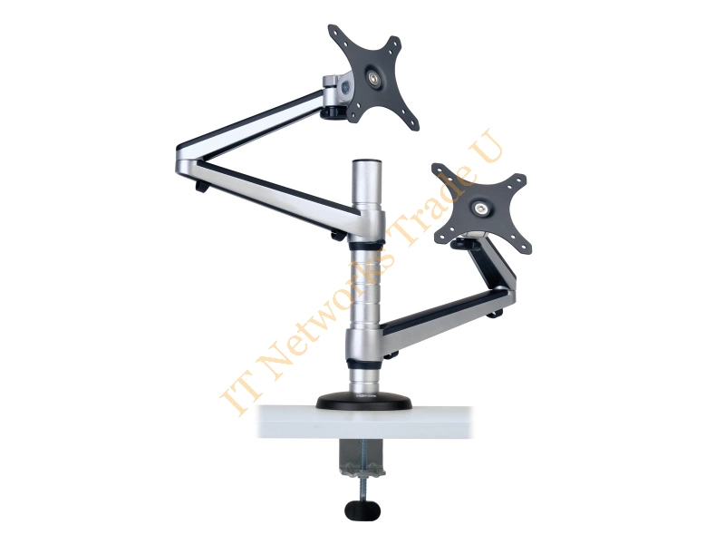 DDR1327DCS - Tripp Lite Dual Full Motion Flex Arm Desk Clamp for 13" to 27" Monitors Monitor Accessory