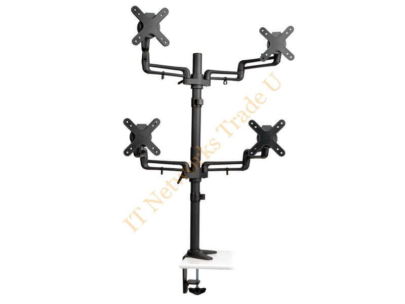 DDR1327SQFC - Tripp Lite Quad Full Motion Flex Arm Desk Clamp for 13" to 27" Monitors Monitor Accessory