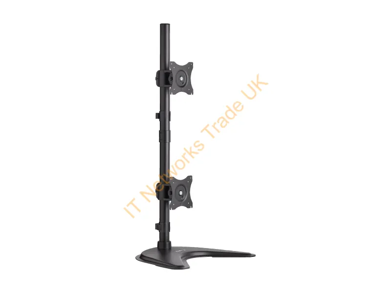 DDR1527SDC - Tripp Lite Dual Vertical Flat-Screen Desk Stand / Clamp Mount for 15 to 27 Flat-Screen Displays Monitor Accessory