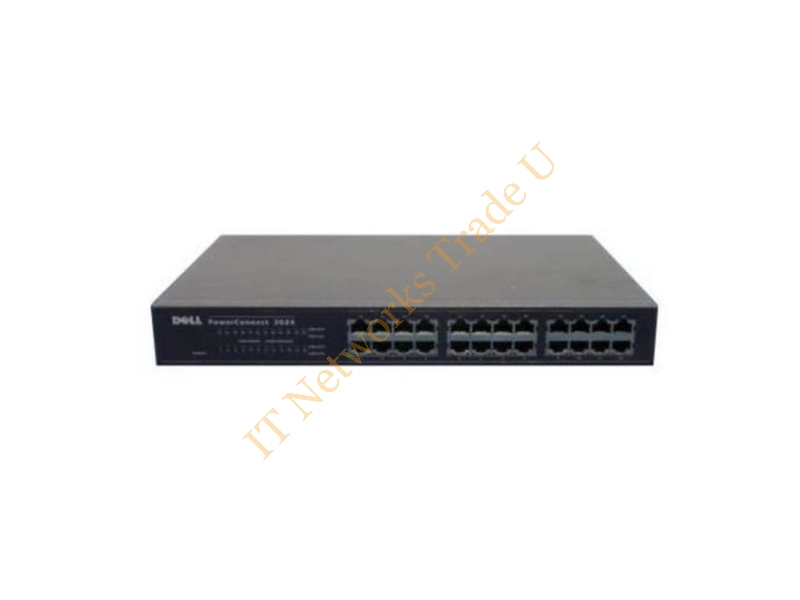 DE2024 Dell PowerConnect 2024 24-Port 24x 10/100 Fast Ethernet Rack-Mountable Network Switch