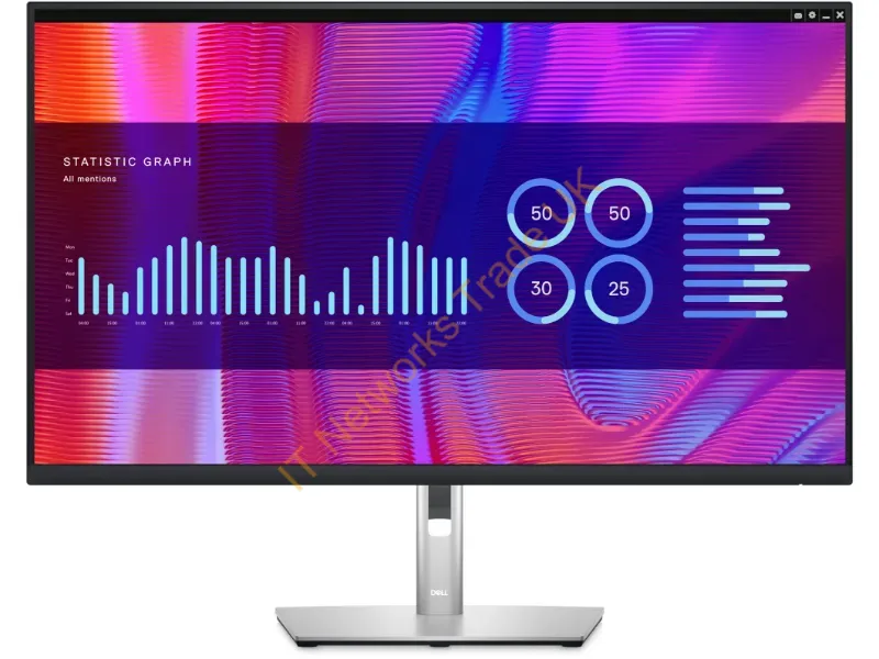 DELL-P3223DE - Dell P Series P3223De Computer Monitor 31.5" 2560 X 1440 Pixels Quad Hd Lcd Black