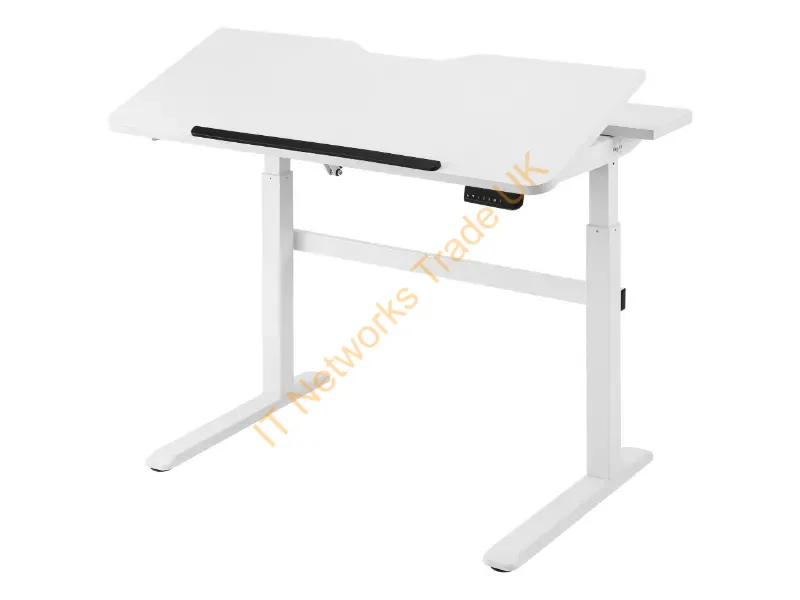 DELO-0100 - Deltaco DELO-0100 computer desk top Rectangular shape White