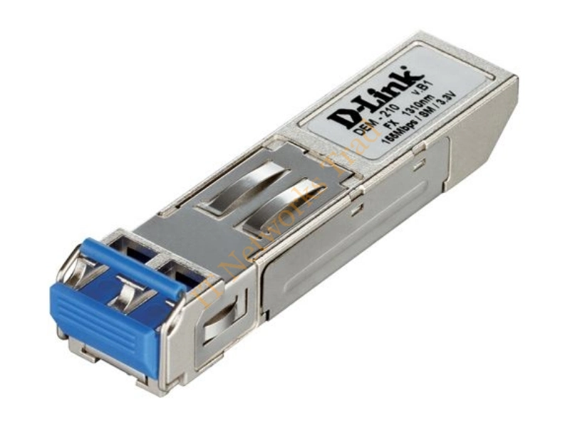 DEM-210 D-Link 100Mbps 100Base-FX Single-mode Fibre 10km 1310nm Duplex LC Connector SFP (mini-GBIC) Transceiver Module