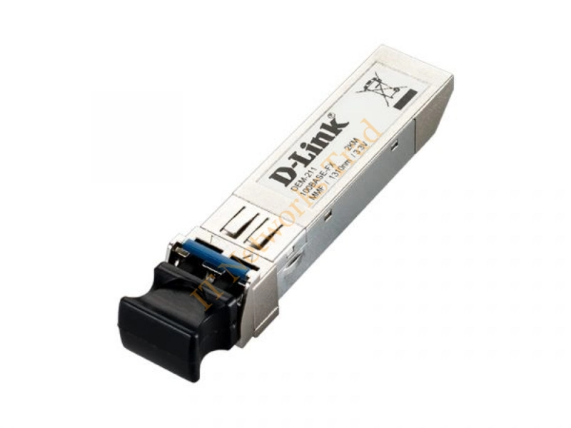 DEM-211 D-Link 100Mbps 100Base-FX Multi-mode Fiber 2km 1310nm Duplex LC Connector SFP Transceiver Module