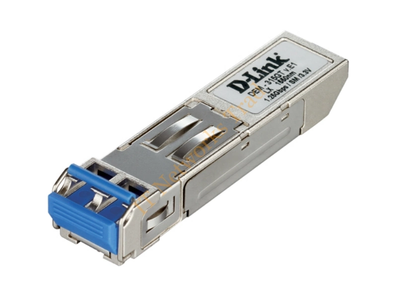 DEM-315GT D-Link 1Gbps 1000Base-ZX Single-mode Fiber 80km 1550nm Duplex LC Connector SFP Transceiver Module