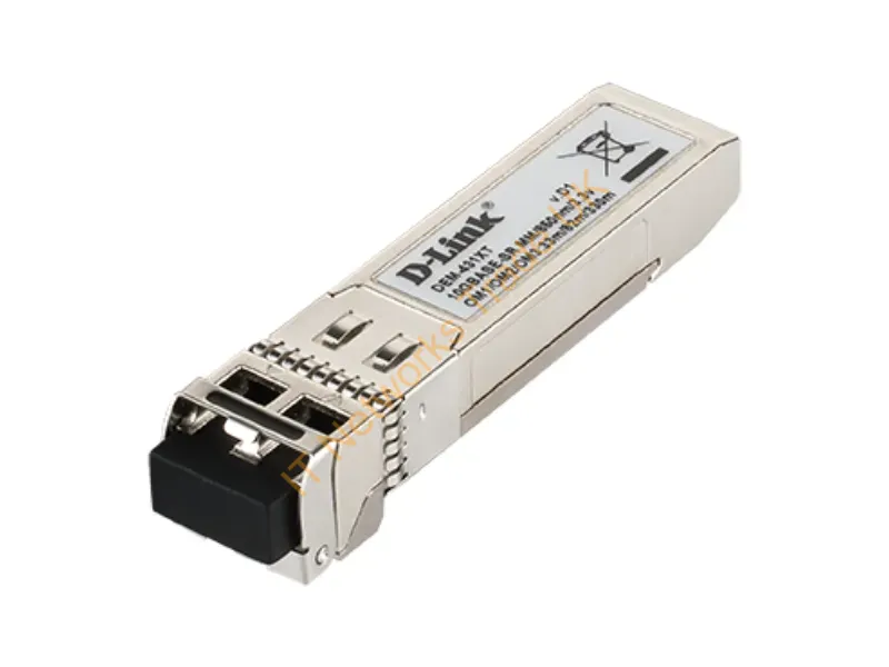DEM-431XT D-Link 10Gb/s 10GBase-SR Multi-mode Fiber 300m 850nm Duplex LC Connector SFP+ Transceiver Module