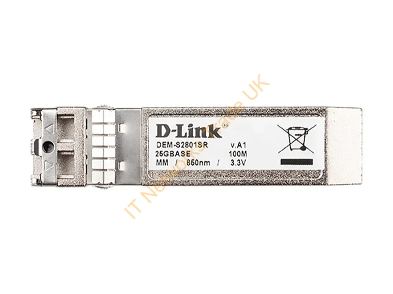 DEM-S2801SR - D-Link DEM-S2801SR network transceiver module Fiber optic 25000 Mbit/s SFP28 850 nm