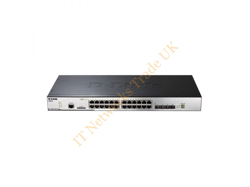 DES-1024A D-Link Ethernet Switch 24 Ports 10/100Base-TX 24 x Network Fast Ethernet 2 Layer Supported Network Switch