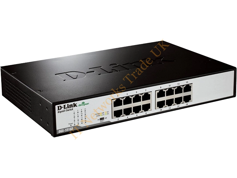 DES-1100-16 D-Link 16-Ports EasySmart Network Ethernet Network Switch